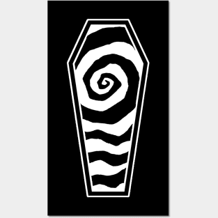 Coffin Swirl Posters and Art